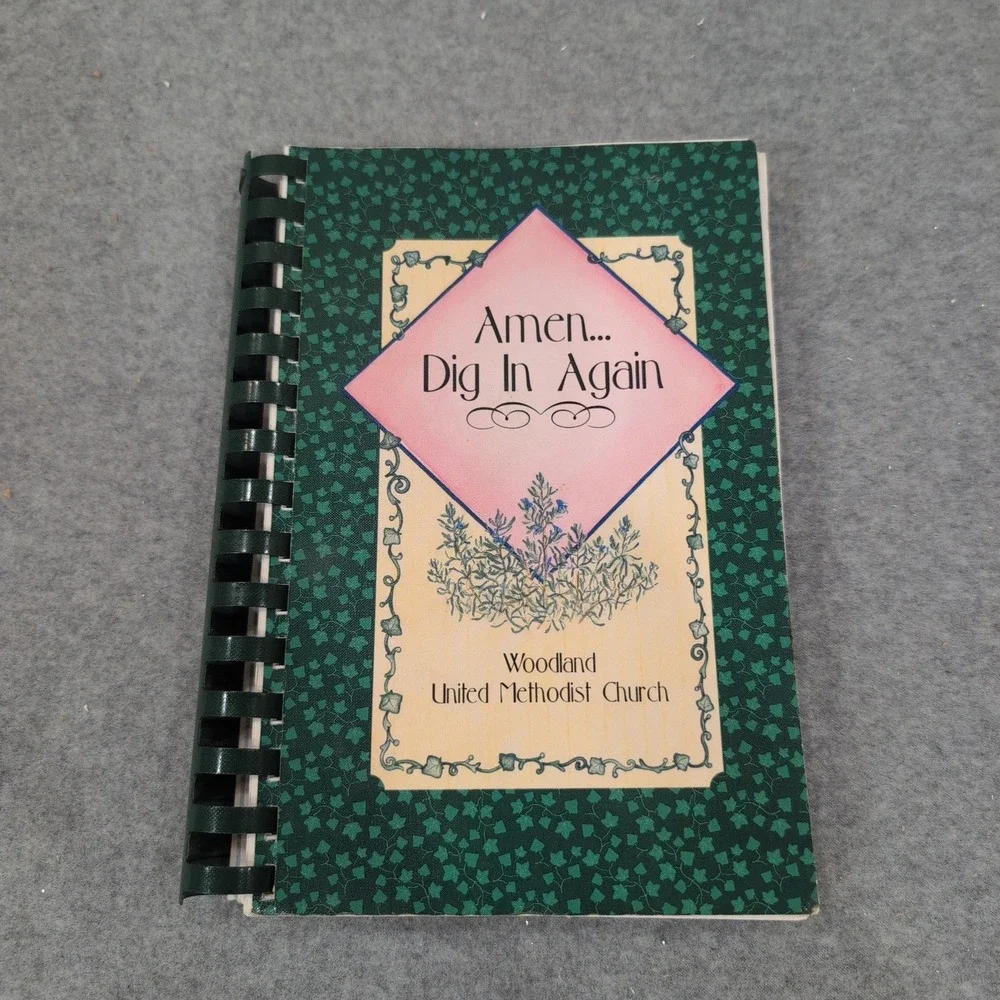 Amen... Dig In Again Woodland United Methodist Church Alabama Cookbook 2001 VG+ - Picture 1 of 3